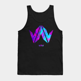 VAV Logo Purple Abstract Tank Top